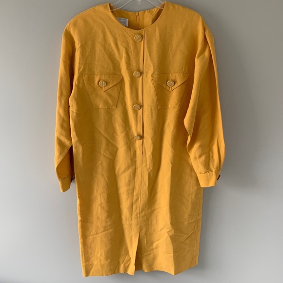 Vintage Linen Dress - Picture 1 of 5